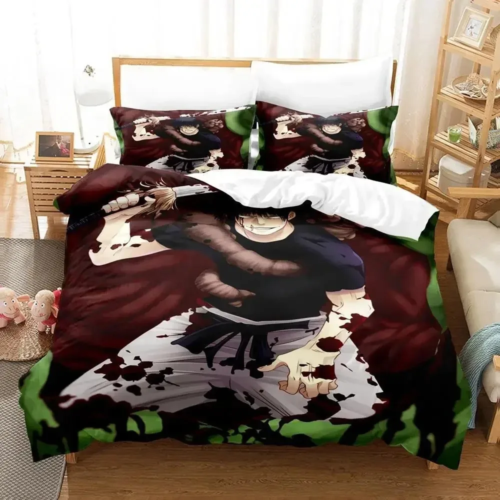 

New Toji Fushiguro Jujutsu Kaisen Bedding Set Bedroom Soft Modern Bedspreads Comefortable Duvet Cover Quilt Cover And Pillowcase