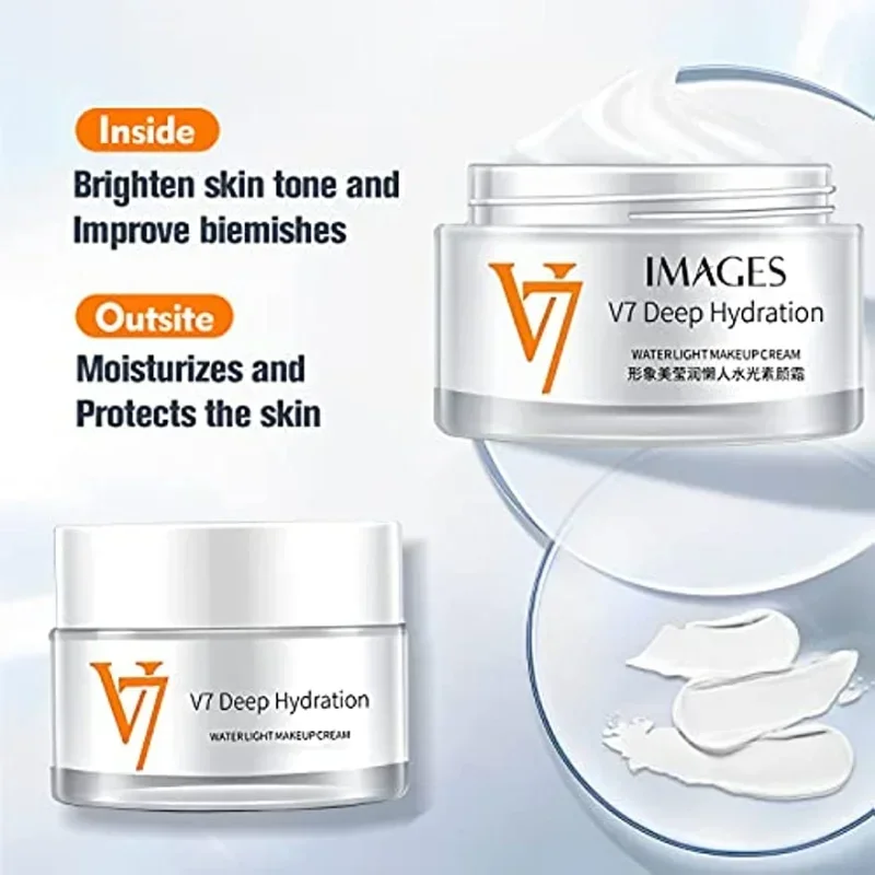 V7 Deep Hydration Waterlight Makeup Moisturizing Tone-up Cream Toning Light Creams