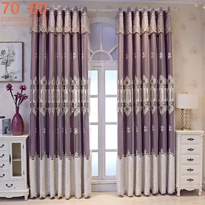 

Кружевная ткань с вышивкой, марлевые встроенные двухслойные шторы с принтом для гостиной, спальни, балкона, французского окна по индивидуальному заказу