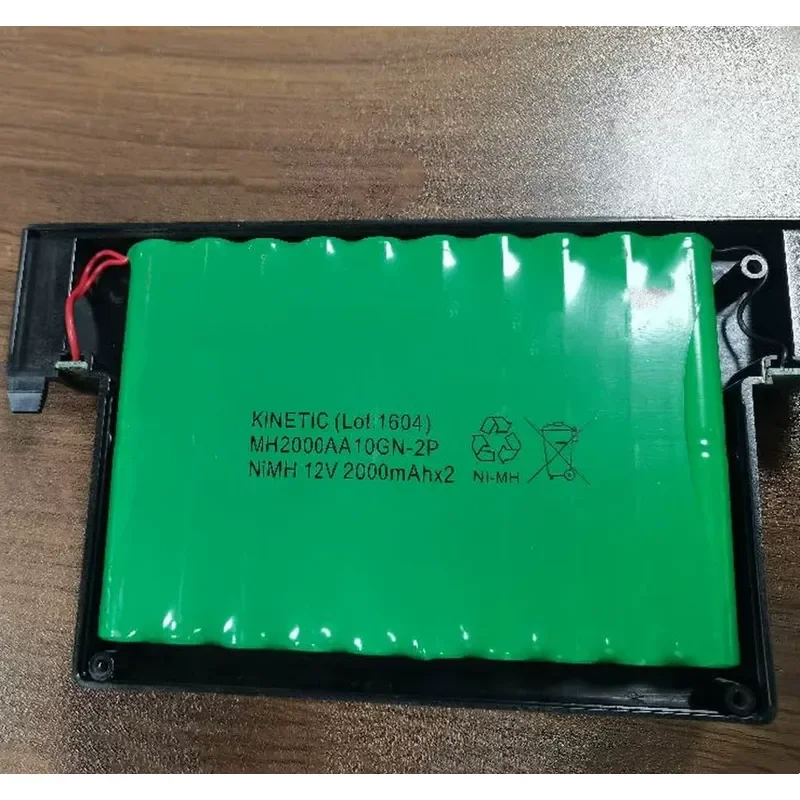 New NiMH 12V 2000mAh x2 Battery Pack for Four Wheel Aligner MH2000AA10GN-2P Replacement Rechargeable Batteries