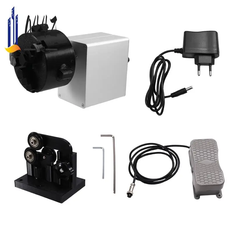 

A44Z-комплекты для ремонта электрической удочки, аксессуары для модификации удочки «сделай сам», с педалью, вращающаяся машина для склеивания, вилка европейского стандарта