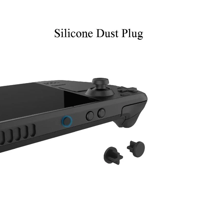 Staub Stecker Für Steam Deck Spielkonsole Silikon Anti-Scratch Staub Abdeckung Kappe M76A – Detail 1