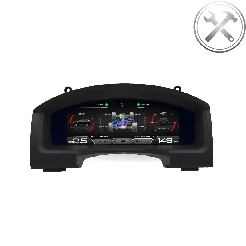 

12.3 Inch HD LCD Digital Instrument Panel Virtual Cockpit Speedometer Dashboard Auto Upgrade for Land Cruiser LC200 2008-2019