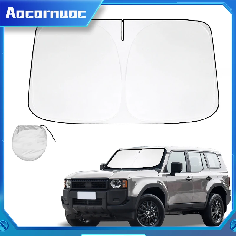 

UV Protection Car Window Sunshade Cover Sun Shade Windshield Visor Protector Windscreen For Toyota Prado 120 LC120 2002-2009