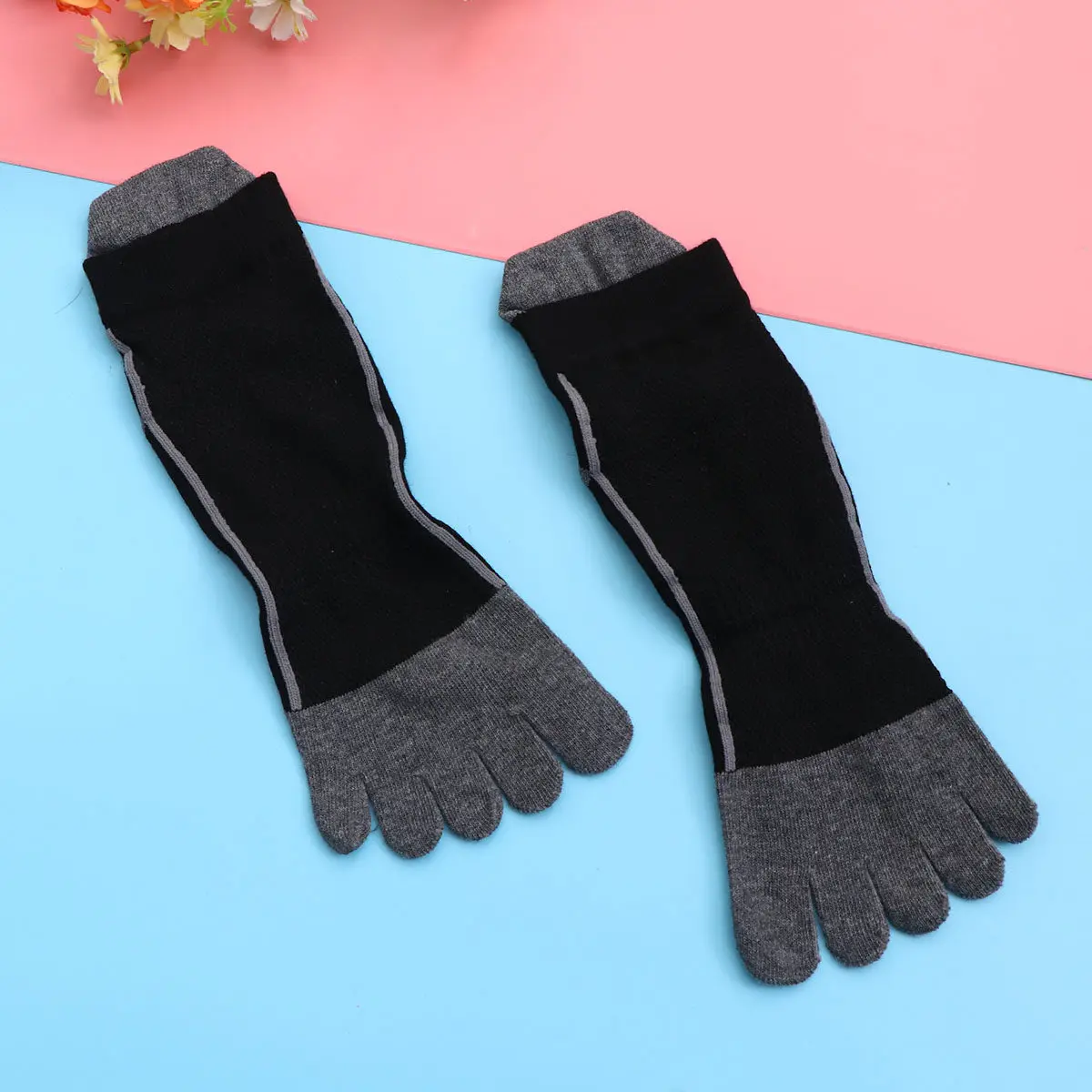 

Five Finger Toe Socks Cotton Breathable Super Thin Lightweight Air Dry Hygienic for Running Sports Indoor Outdoor Activities