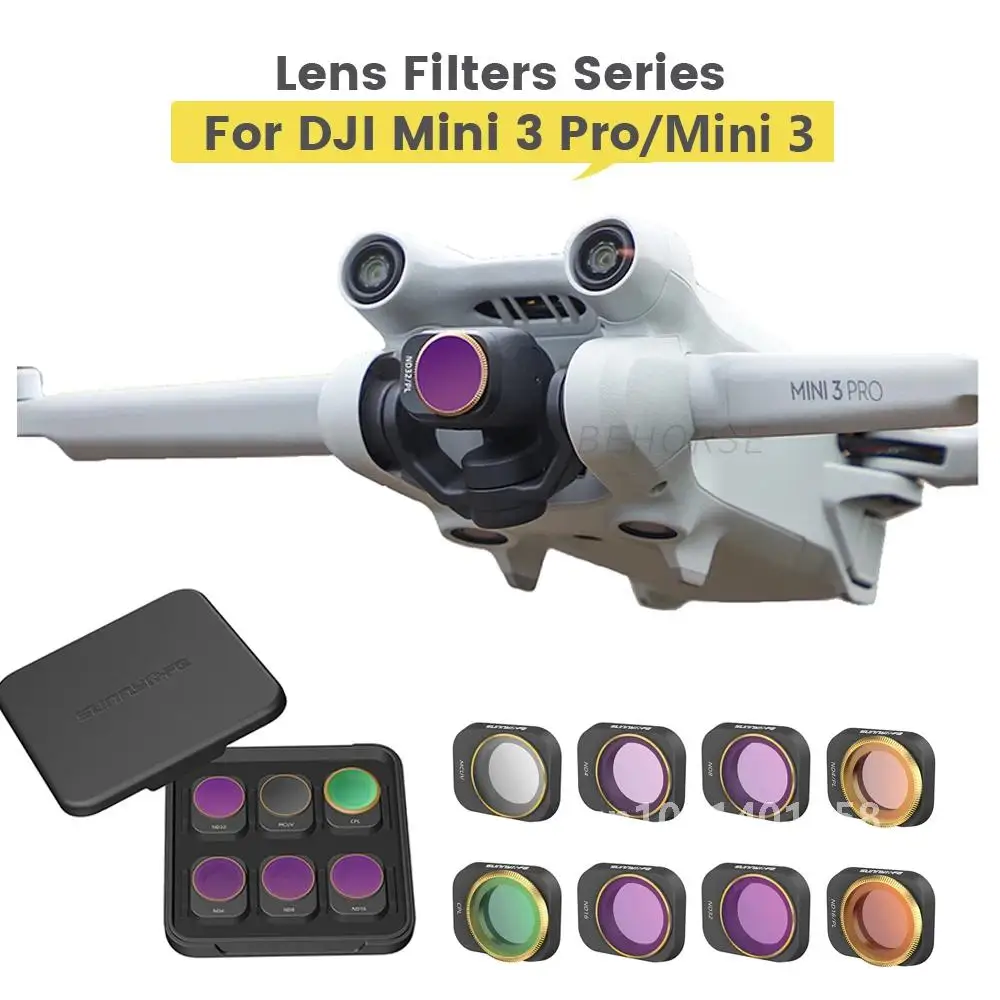

Drone Filter For DJI Mini 3 Pro/Mini 3 Camera Lens Filters Kit MCUV CPL ND NDPL 4/8/16/32 DJI Mini 3 Optical Glass Accessories