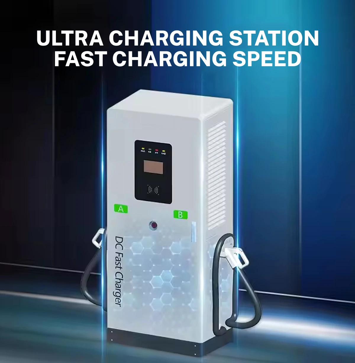บ้านรถพาณิชย์ DC Charger CCS2 CCS1 56kW EV Charger Fast Charger ติดตั้งสถานีชาร์จ EV