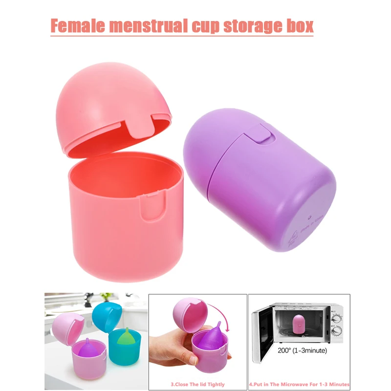 

5-10 шт./лот, портативный чехол для хранения менструальной чашки, микроволновая дезинфекция, женская коробка для менструальной чашки, органайзер для менструальной чашки, коробка для хранения