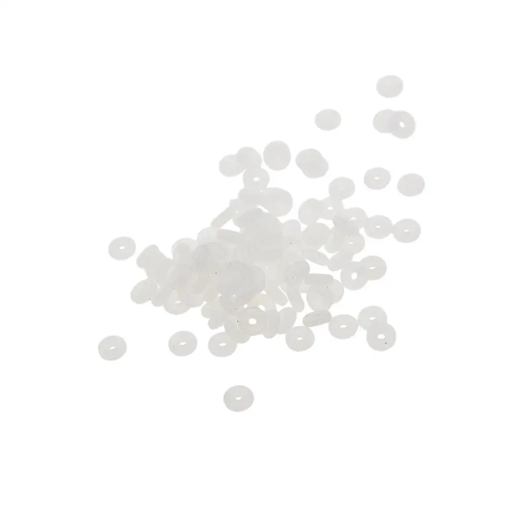 Silicone Beads Stoppers Lock Rings for European Bracelet DIY Beads Loose Spacer Beads for Making Bracelets Set