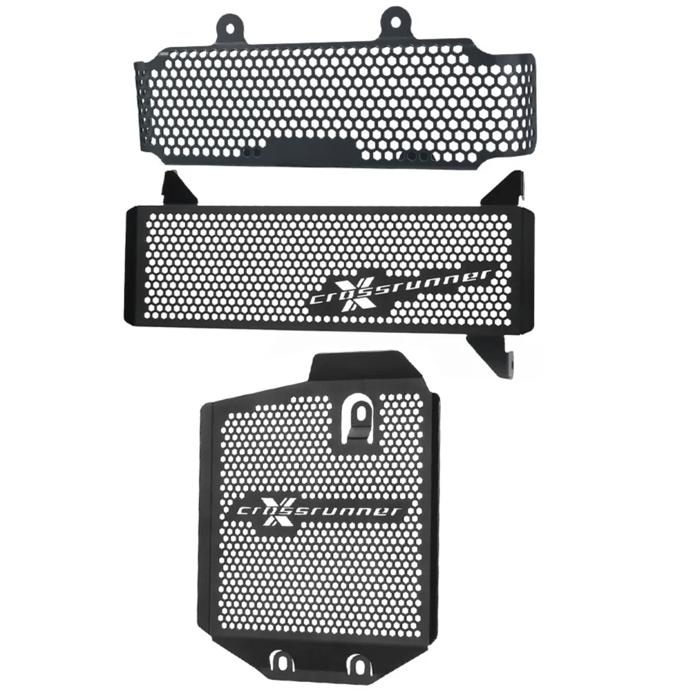 Motorfiets Oliekoeler Beschermer & Bovenste Onderste Radiator Grille Beschermkap Set Voor Honda Vfr800x Vfr 800 X Crossrunner 2015 -2024