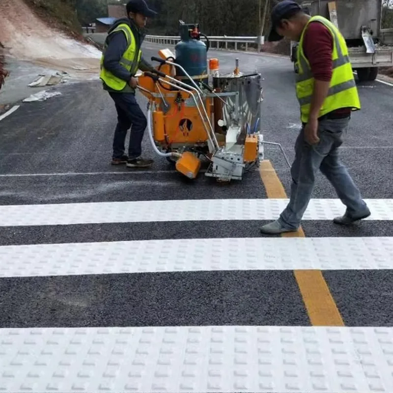 Thermoplastic Self-propelled Convex Rib Line Striper Road Marking Machines For City Street And Road