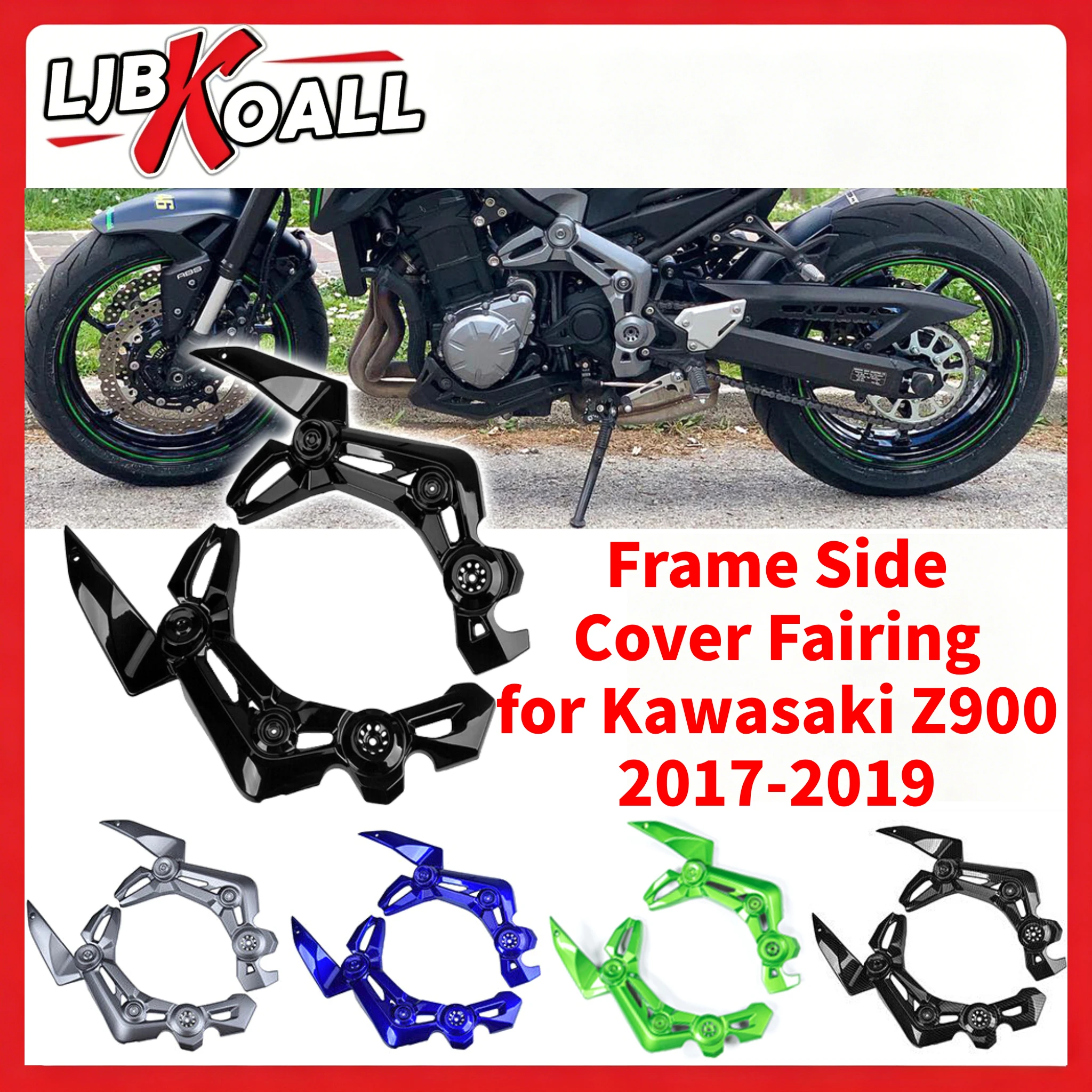 For Z900 Frame Side Cover Fairing Engine Guard for Kawasaki Z 900 Z900 Motorcycle Bodywork Frame Engine Side Panel 2017-2019