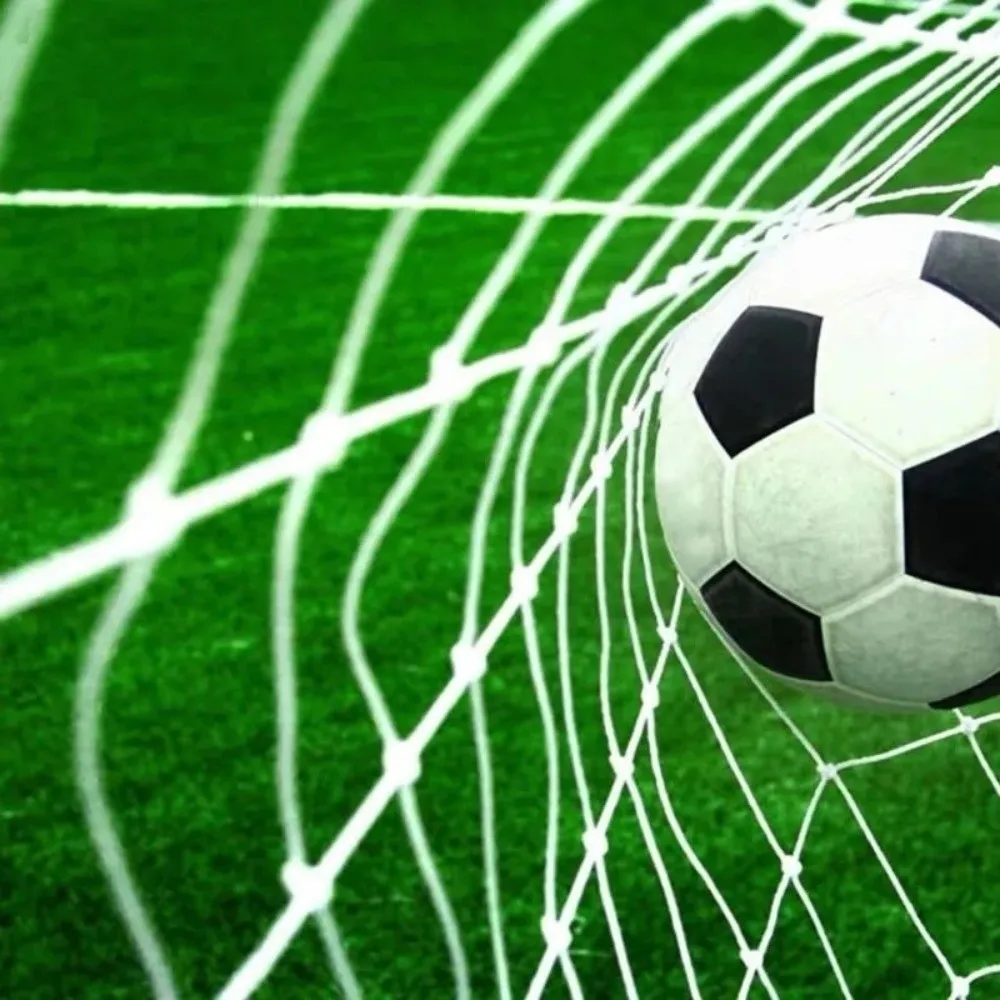 Rete da calcio sostitutiva per allenamento Rete da calcio in rete di polipropilene di facile installazione Rete da pratica sportiva per ragazzi in rete durevole