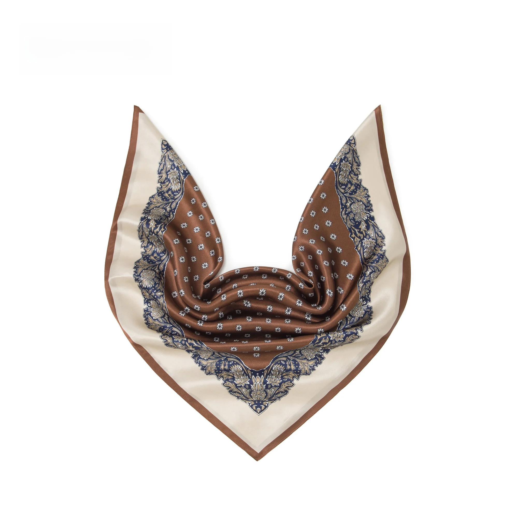 メンズシルクスカーフファッショナブルカジュアルサイクリングトライアングルタオルアウトドアレジャーリストバンドネクタイ新しい通勤トレンディシルクスクエア