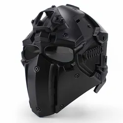 Terminator Tactical Airsoft Helmet Full Face Protective Mask Goggles Hunting Paintball Shooting Motorcycle Role Play Movie Props