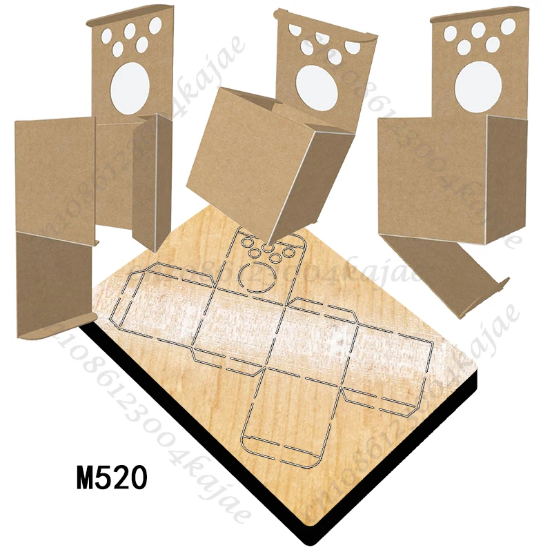 Box New Cutting Dies 2024 New Arrivals Scrapbooking 16MM Knife Suitable for Most Wooden Cutting Dies Machines