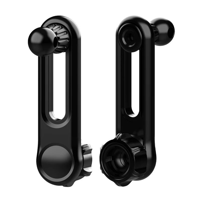Universelle Autohalterung 360° ° Drehbarer, verstellbarer 17-mm-Kugelkopf-Adapter für Kfz-Handyhalterung mit Verlängerungsstange und Zubehör – Detail 1