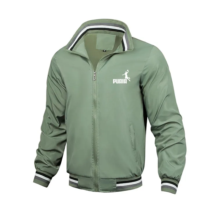 Fall Winter Quality New Men\'s Jackets Fashion Young Men\'s Jackets Baseball Clothing Bomber Jacket Basic Style Solid Color Coat