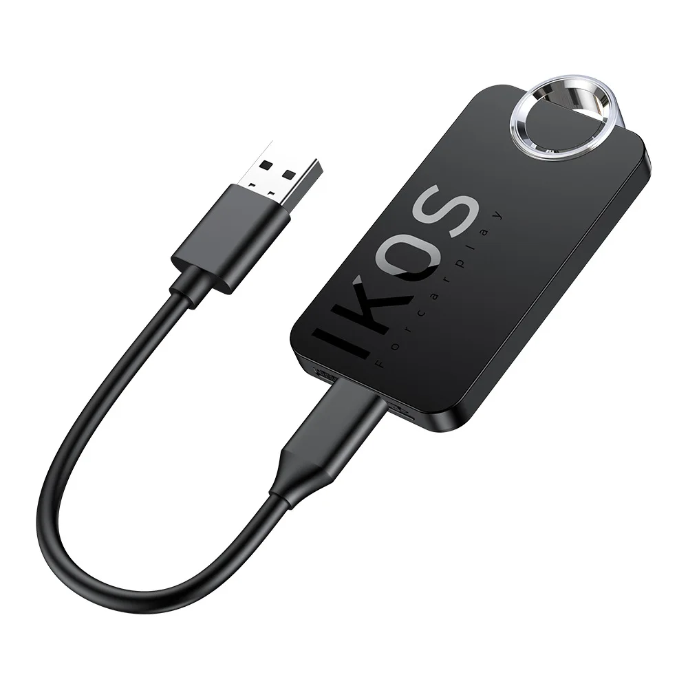 

Беспроводной адаптер IKOS CarPlay: преобразует проводной CarPlay в беспроводной, подключение Plug and Play для автомобилей с 2016 года и iOS 10+.