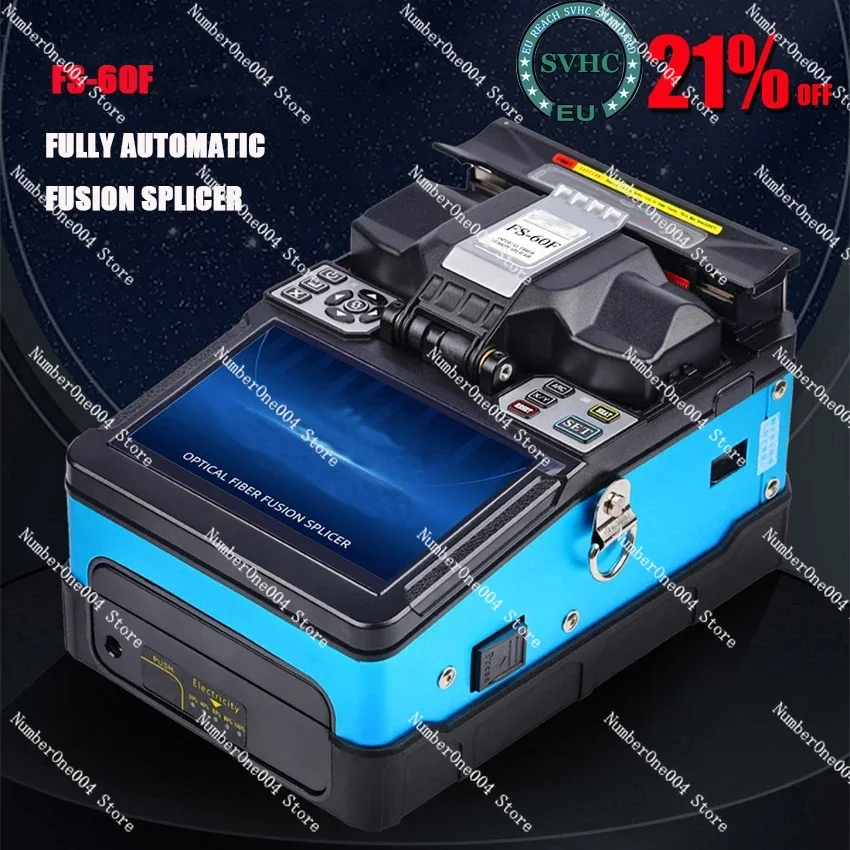 

Fully Automatic Fiber Optic Welding Splicing Machine FS-60F Fiber Optic Fusion Splicer Intelligent Fiber Optic Splicing Machine