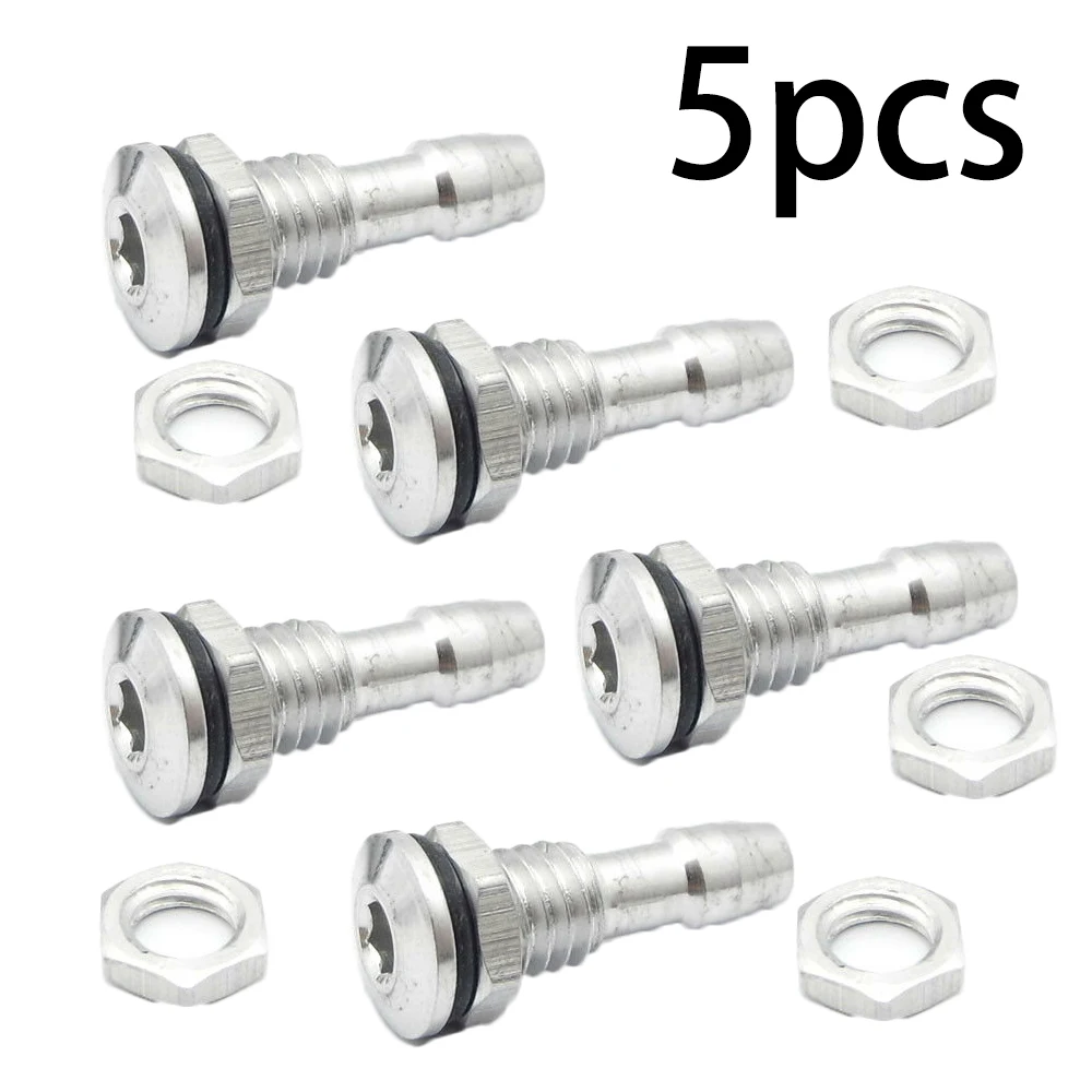 5Pcs Water Cooling Nipple Water Outlet Drainage Nozzle for Electric/Gasoline/Methanol For RC Boat Marine Cooling System