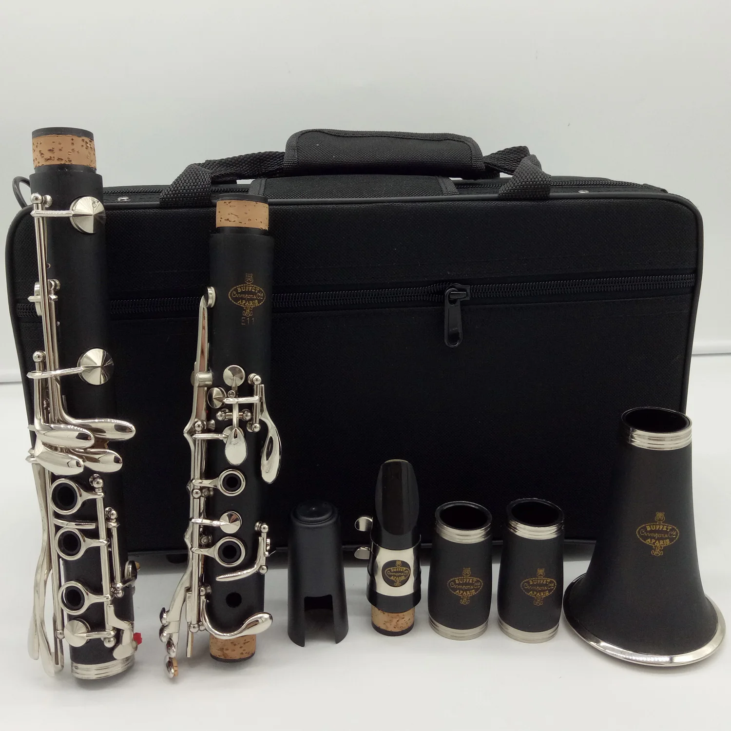 New MFC Professional Bb Clarinet E11 Bakelite Clarinets Nickel Silver Key Musical Instruments Case Mouthpiece Reeds