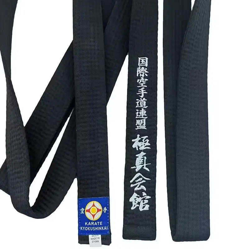 Kyokushin Karate Black Belts with Embroidery Taekwondo White Belt Orange Green Brown Purple Jiu Jitsu Customized Name Dans