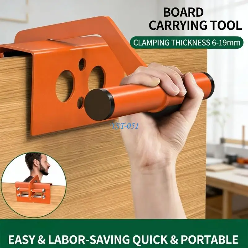 E15A Ergonomic Handle Leverage Tool For Easy Carrying Panel And Heavy Items