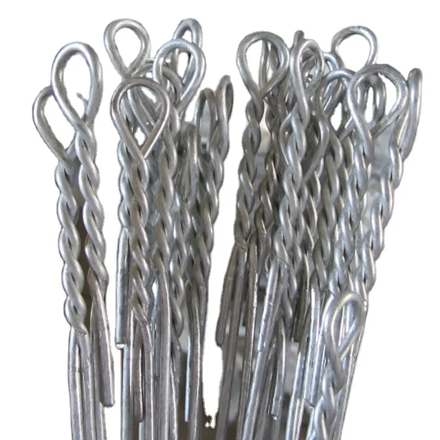 Factory Price Sale Quick Link Galvanized Cotton Baling Wire Double Single Loop Wire Ties Cutting Bending 2-5.0mm Gauge 5-10 Year