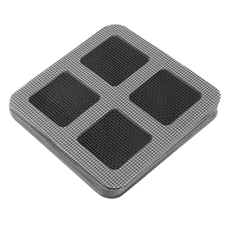 AAAC-30Pcs Home Anti Mosquito Invisible Window Screen Office Hotel Pest Control Patch Stickers Fix Your Net Mesh Repair Screen C