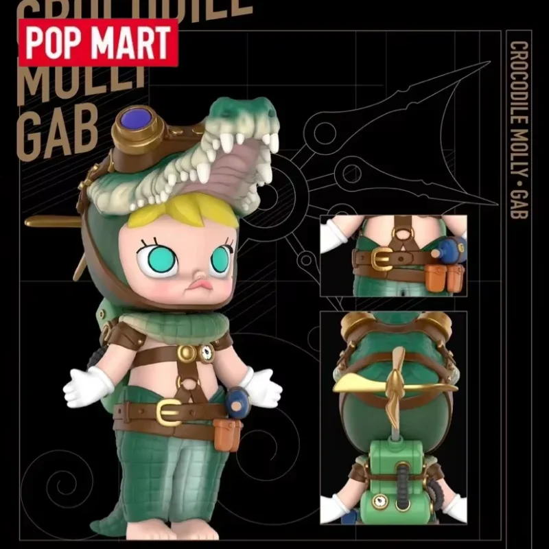 

Pop Mart Molly Steampunk Series Blind Box Mystery Box Guess Bag Toys Doll Cute Anime Figure Desktop Ornaments Collection