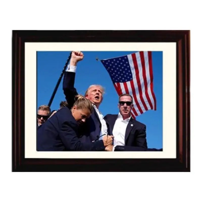 DonaldTrump Assault Photo Poster Print Home Decor Painting On Posters For Wall Decororation Art Home Photo Frame