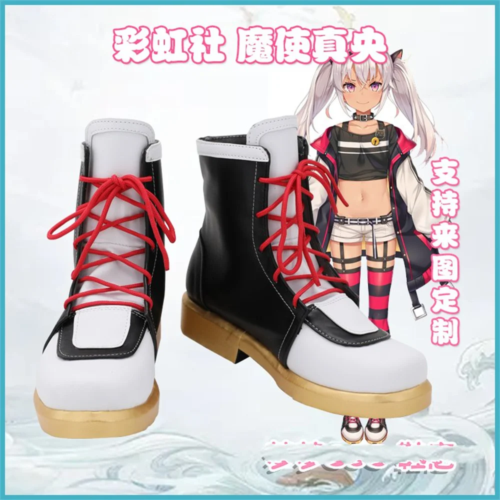 

Vtuber YouTuber Matsukai Mao Bloody Groovy Cosplay Shoes Boots Game Anime Halloween Chritmas RainbowCos0 W2360