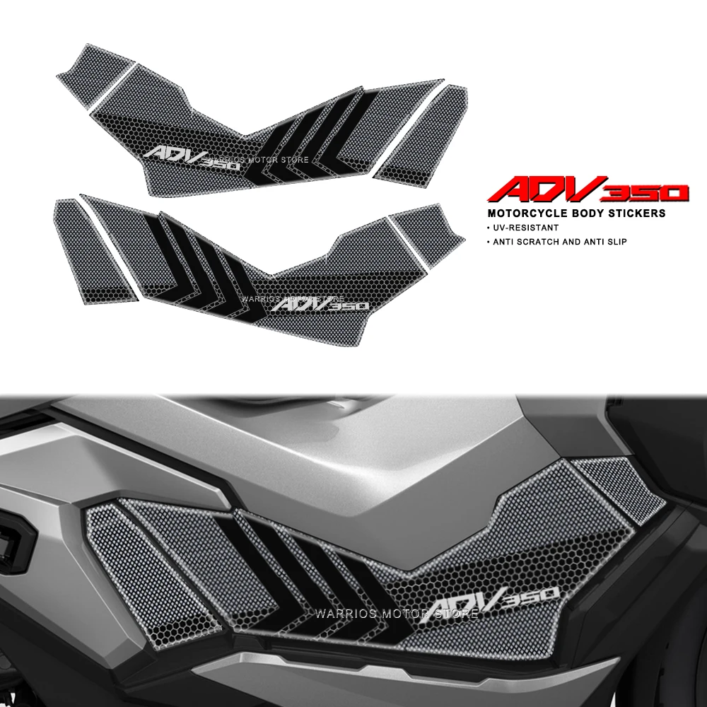 For HONDA ADV350 ADV 350 2022 2023  3D Epoxy Sticker Motorcycle Body Sticker  Non-slip Decorate Sticker