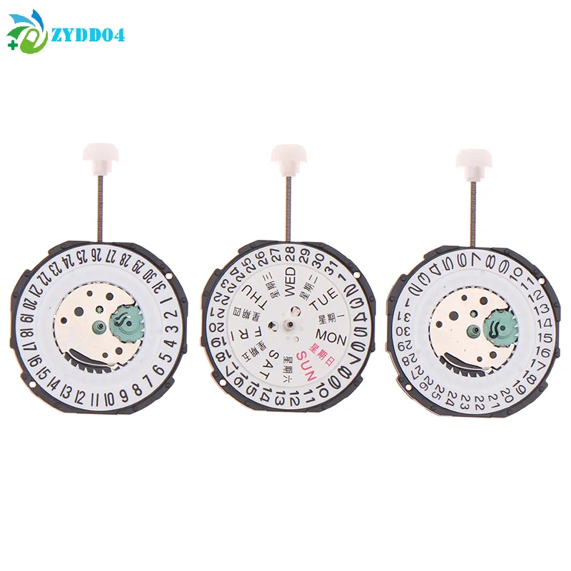 ●1Pcs China Sunon Sl28 Sl28-6 Quartz Movement Replacement Three Hands Calendar Date A Cheap Alternative To 2115-20z Movement