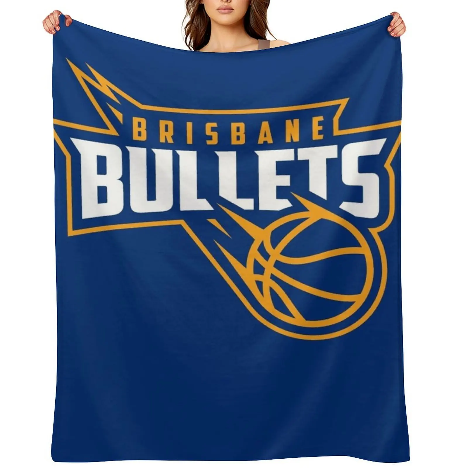 

Brisbane Bullets Throw Blanket Vintage Decorative Sofas cosplay anime Sofa Blankets