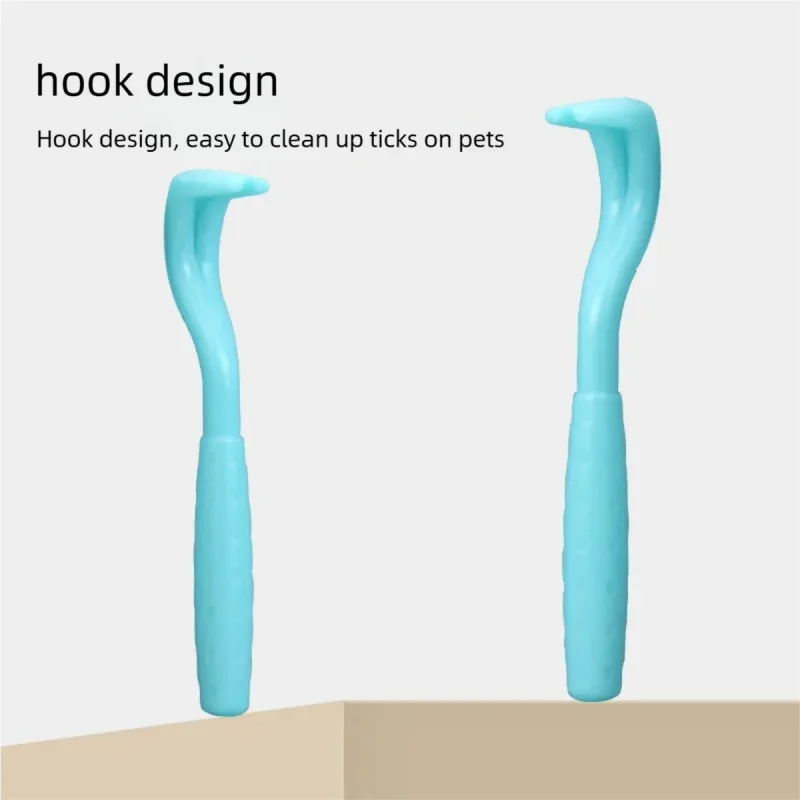 Pet Flea Remover Hook Tick Tweezer - Dog Cat Tick Pull Clamp Accessory Pet Mite Extractor Essential Pet Care Tool