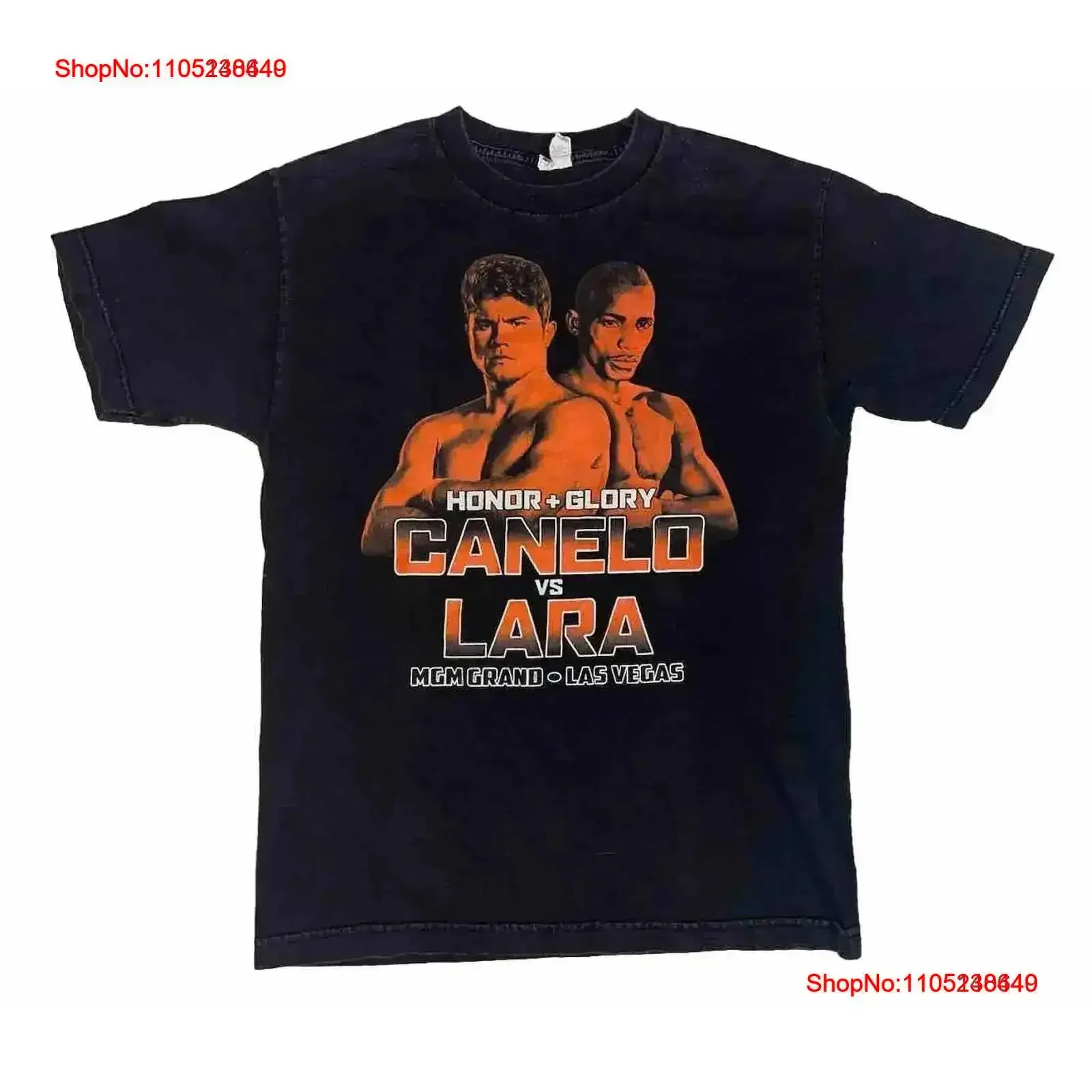 

Alvarez Canelo Vs Lara 2014 Mgm Grand Las Vegas Boxing 2 Sided T Shirt Sz M vintage Washed designer clothes Casual vintage