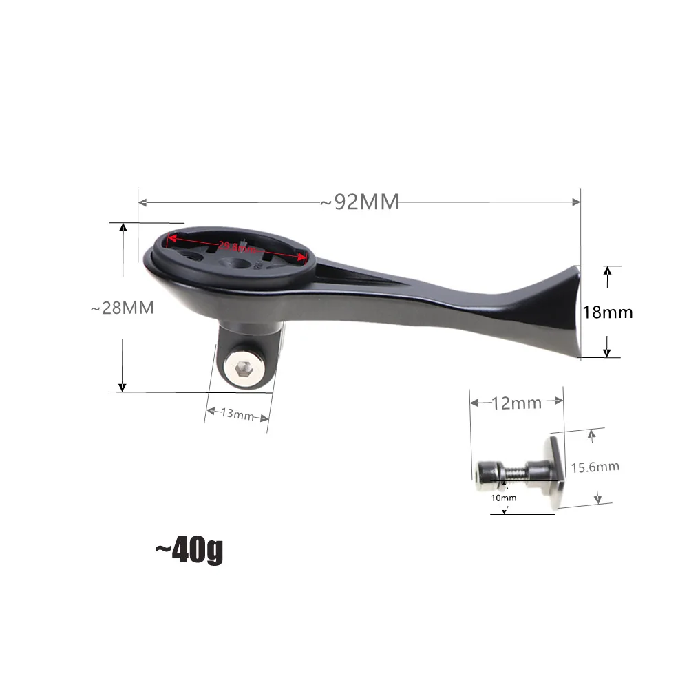 Voor Lange Aluminium Code Stand Gopro Voor Speci Fietsstuurmeter Houder Voor Garmin Xoss Wahoo Voor Bryton Kilometerteller Codemeter