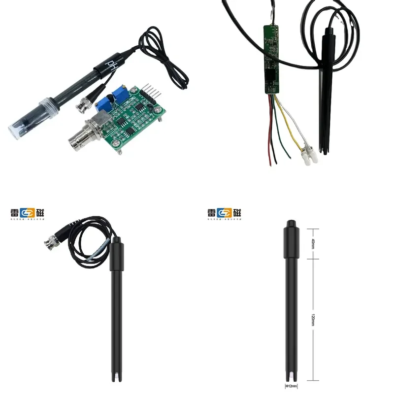 Arduino Universal RS485 Output E-201 pH Probe With PCB Online Electrode (0-14)PH RS485 Module ph Sensor