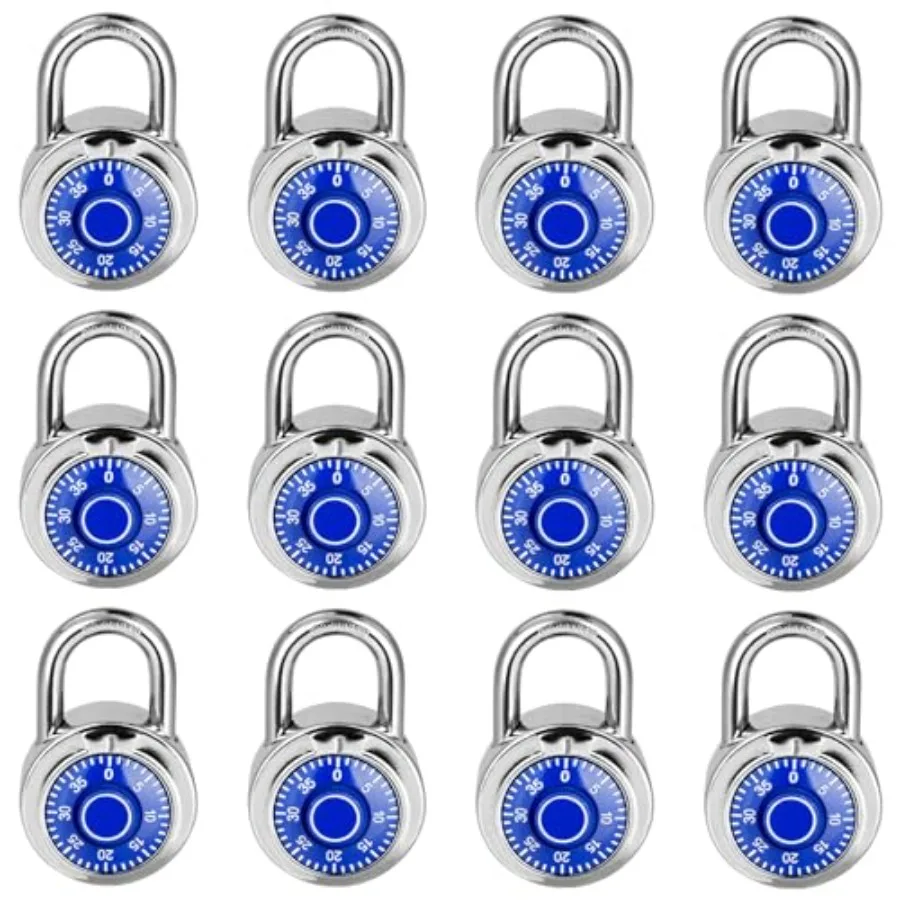 

Combination Lock, Standard Dial Combination Lock, of;Turnplate, 2 in. Wide, Fixed Three Digital Combination, for School, Gym an