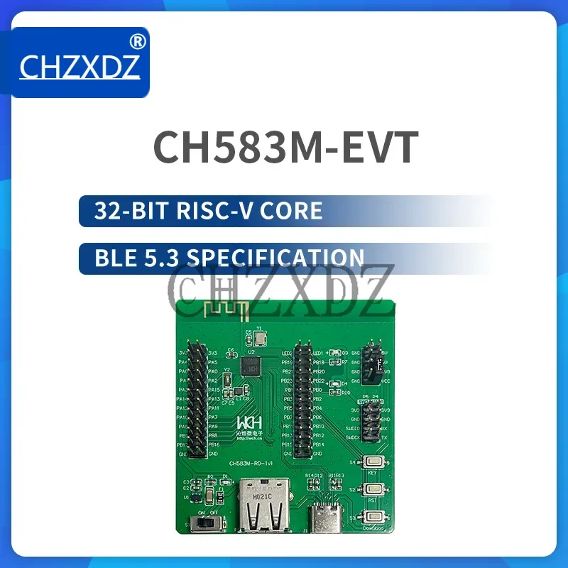 

2 шт./лот CH582M/CH583M оценочная плата 32-битный RISC-V Core BLE 5,3 Спецификация WCH