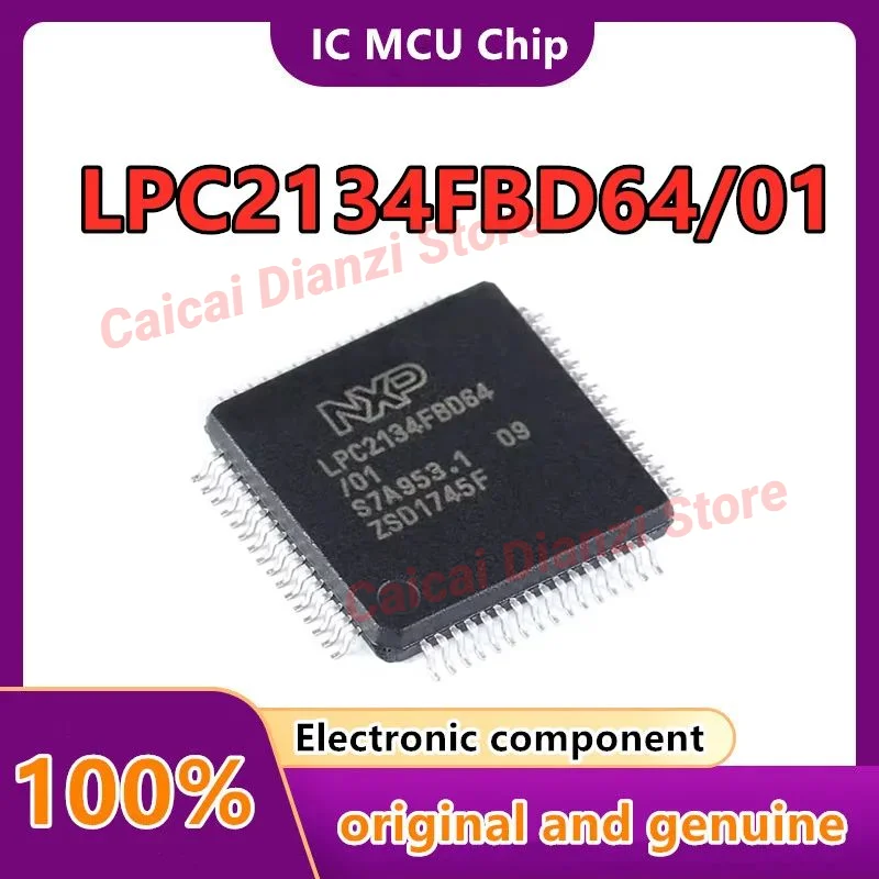 

LPC2134FBD64/01 LPC2134 LQFP64 60MHz New original