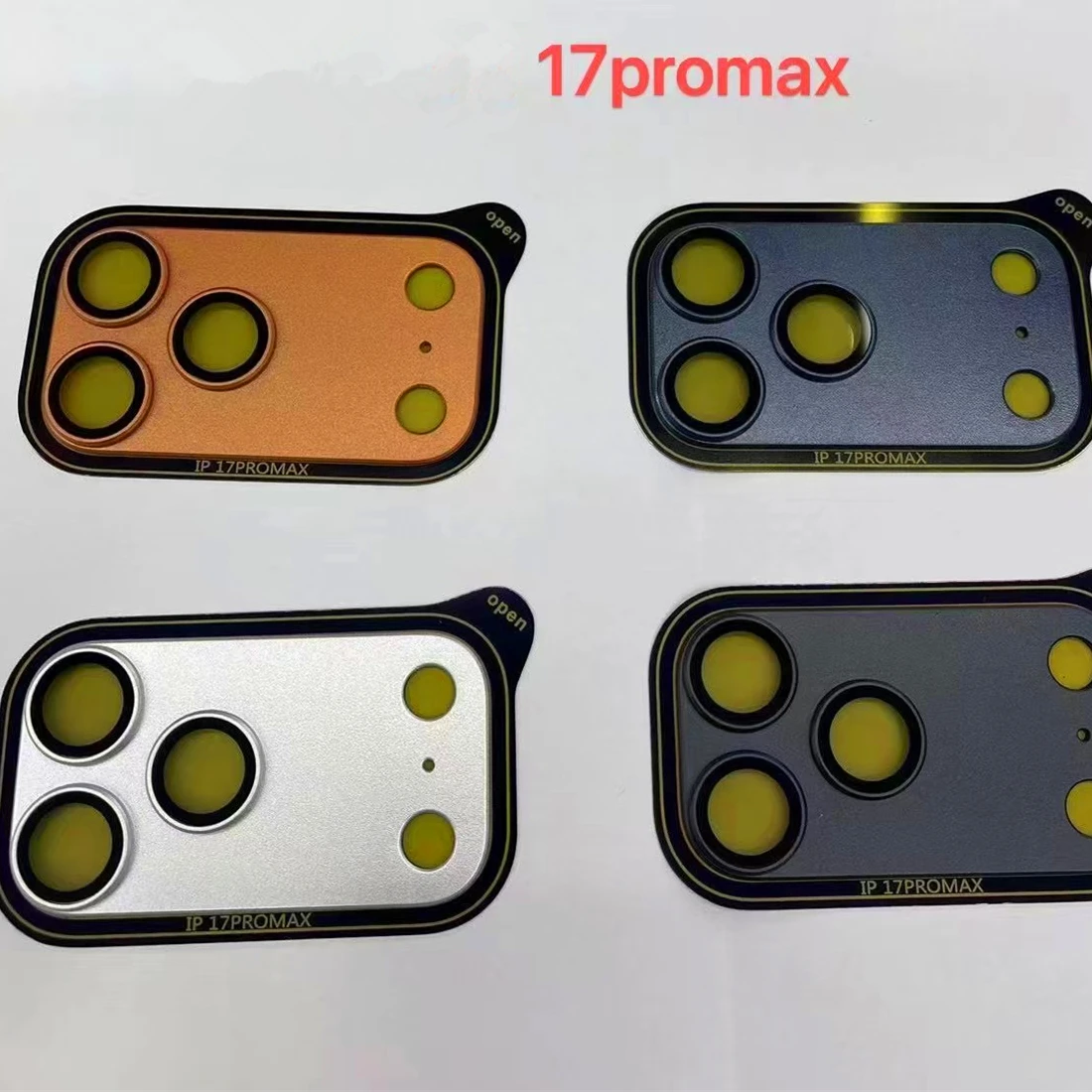 For Phone 17 Pro Max 17Air Camera Lens Protector Strong Adsorption Metal 9H+ Tempered Glass Camera Screen Full Protective Cover