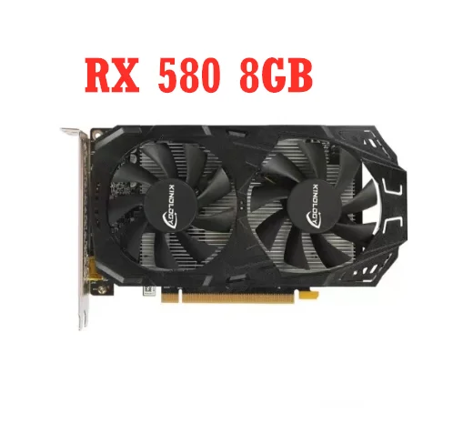 

RX 580 8GB 2048SP Gaming Graphics Card GDDR5 256Bit PCI Express 3.0 ×16 8Pin Radeon GPU RX580