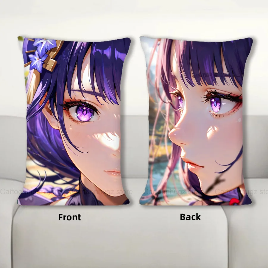 

Dakimakura аниме Raiden Shogun Genshin Impact наволочка для тела диванная подушка двухсторонняя наволочка с принтом 40X60 см