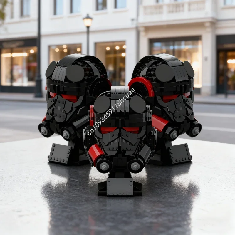 

743pcs MOC Helmet Iden Versio Star Battle Model Building Festival Gift Blocks Toy Construction Assemble DIY Education Brick