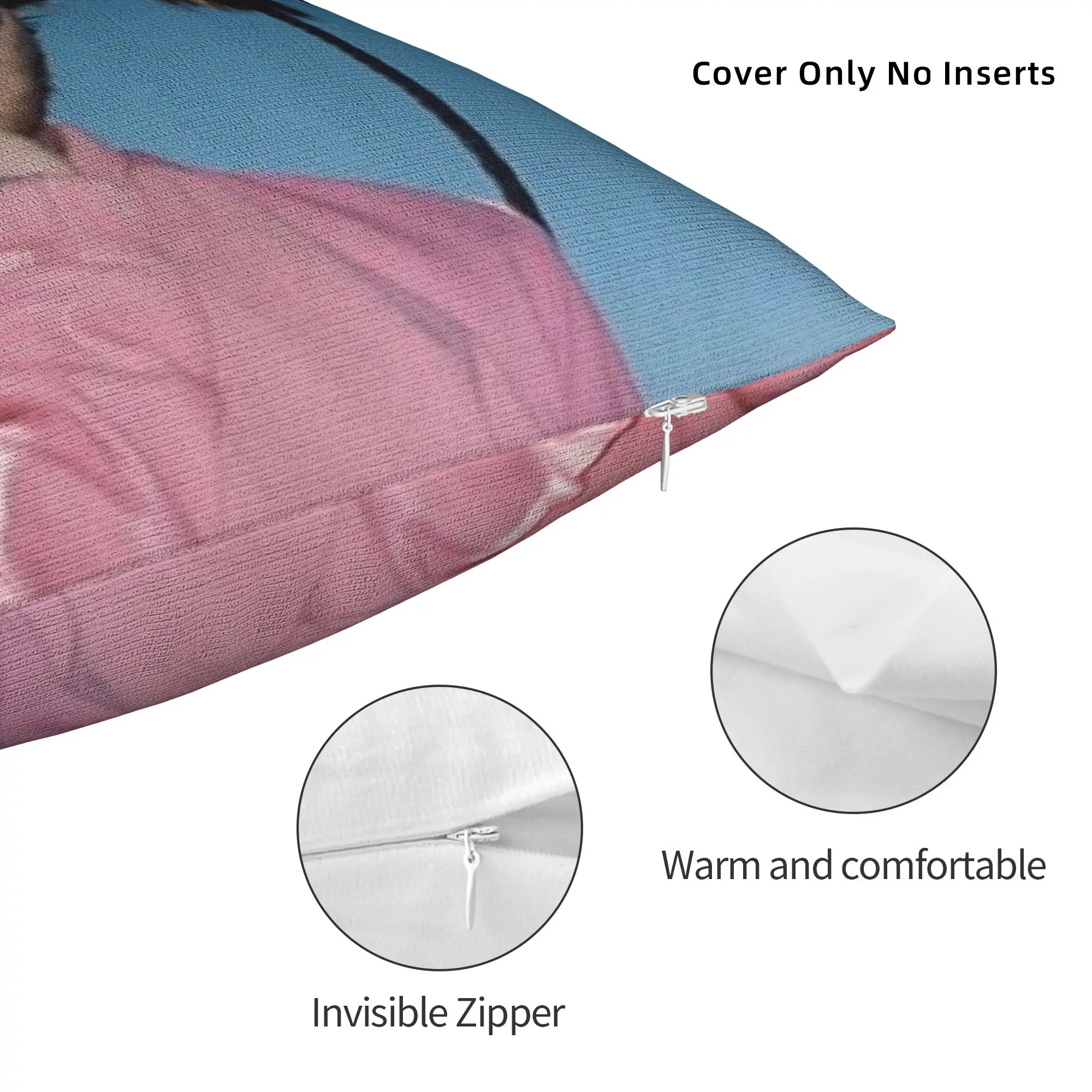 ليل اللمحة ميرش المخدة الطباعة غطاء وسادة بوليستر هدية رمي كيس وسادة غطاء المنزل بالجملة 40*40 سنتيمتر