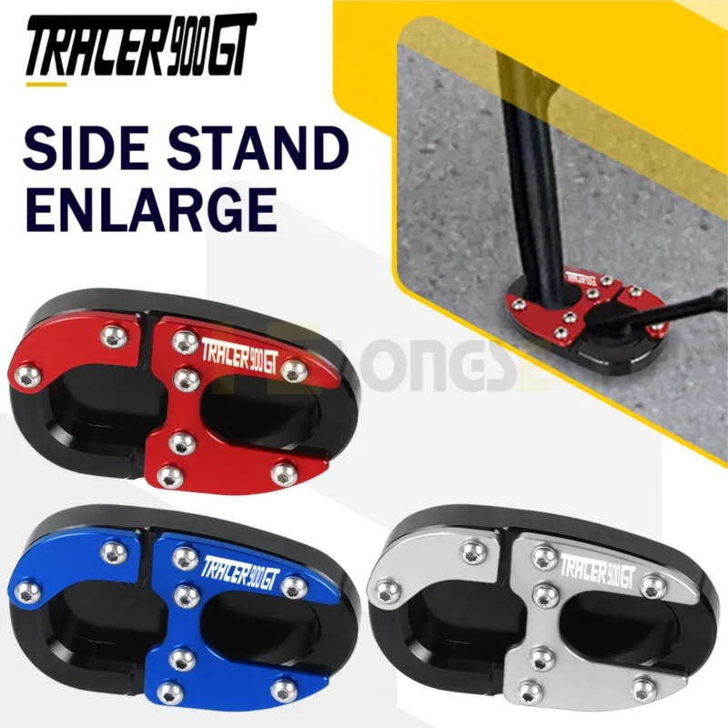 Side Stand Enlarge FOR YAMAHA TRACER TRACER900 TRACER-900 TRACER-9 GT 2023 2026 Motorcycle Pad Kickstand Support Extension Plate