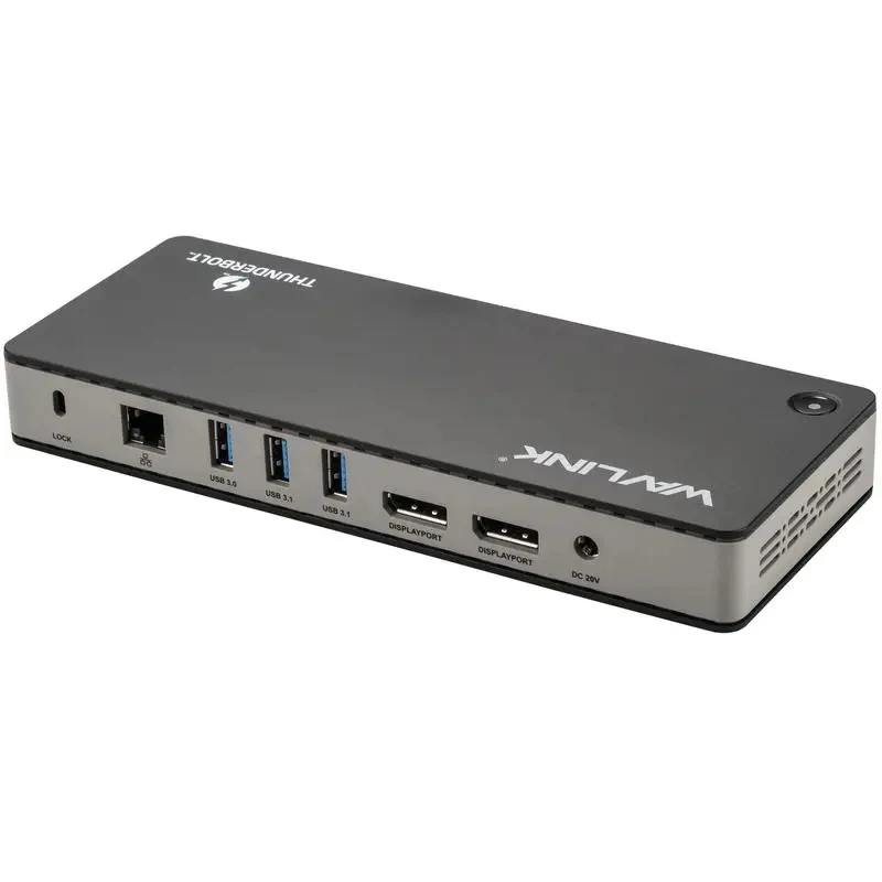 11-In-1 USB 3.1 RJ45 Dual 4K Display Single 8K Display Thunderbolt3 Docking Station Wavlink UTD21D